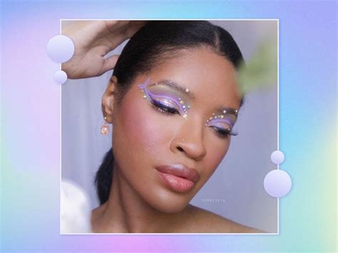 chanel mermaid makeup|mermaidcore eyeshadow.